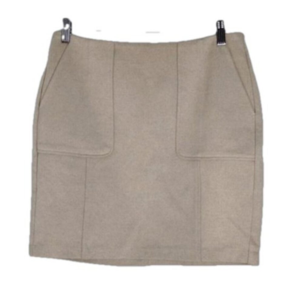 Yaya Aflalo cream soft mini skirt size 40